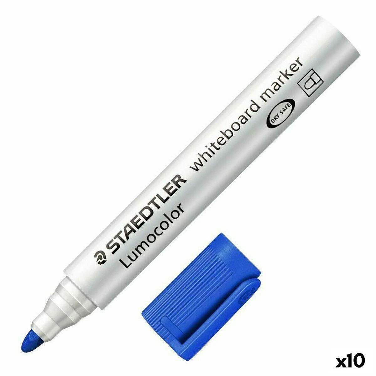 Staedtler STAEDTLER Whiteboardmarker Lumocolor blau 10 Stück