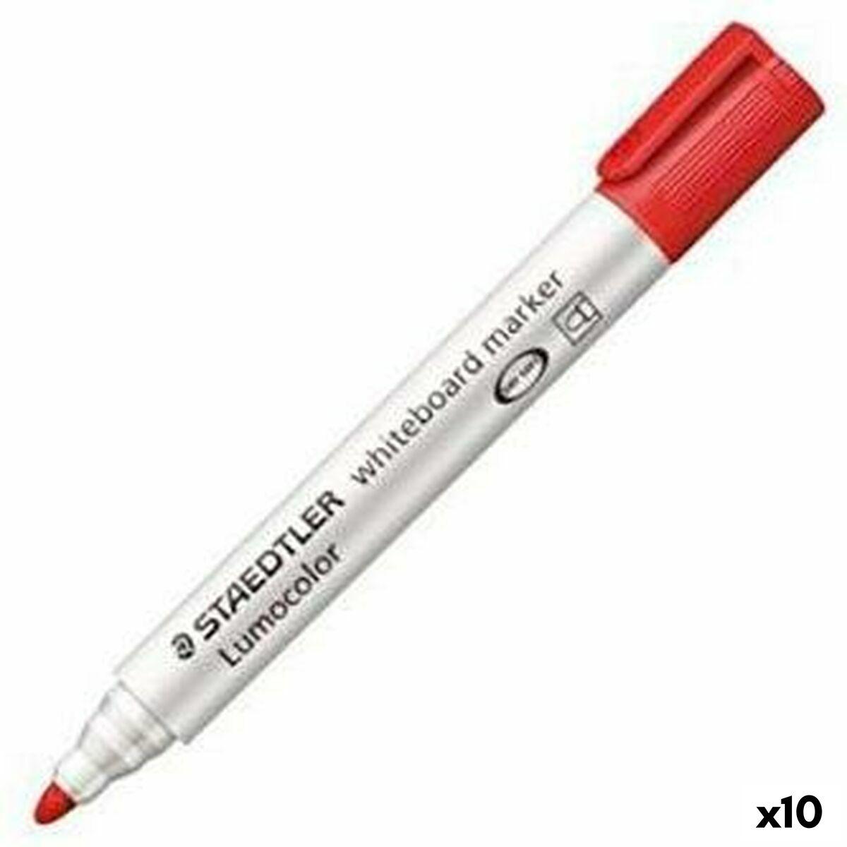 Staedtler STAEDTLER lentos žymeklis Lumocolor raudona 10 Stück