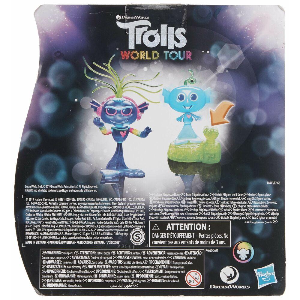 Moose Hasbro Trolls World Tour figūrėlės Techno Reef 2 vnt.