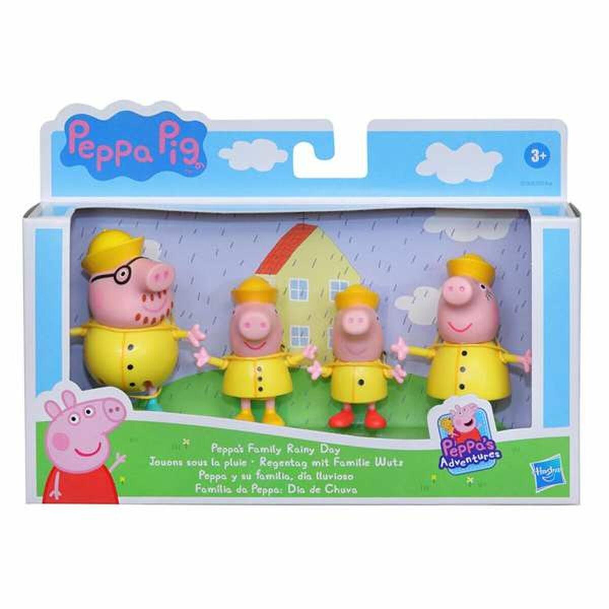 Hasbro 4 figūrėlių rinkinys PEPPA, Peppa šeima F2190
