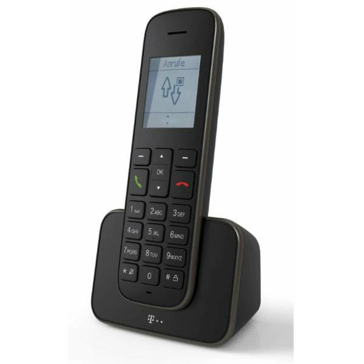 Telefonas stacionarus Telekom Sinus 207 Pack juoda