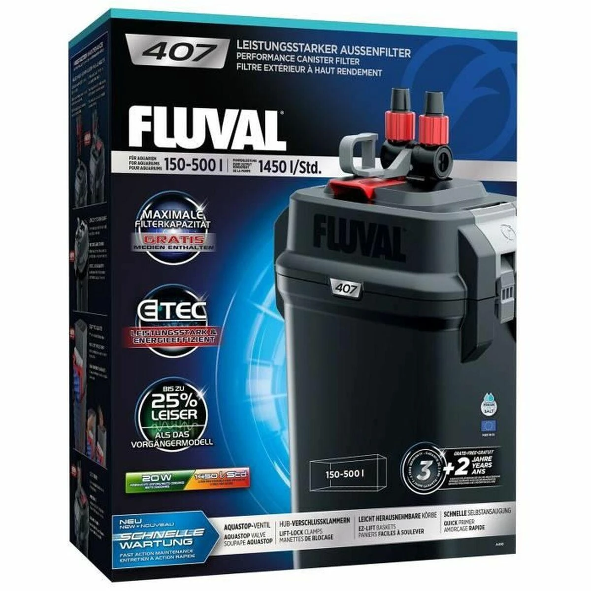 Išorinis filtras Fluval 407