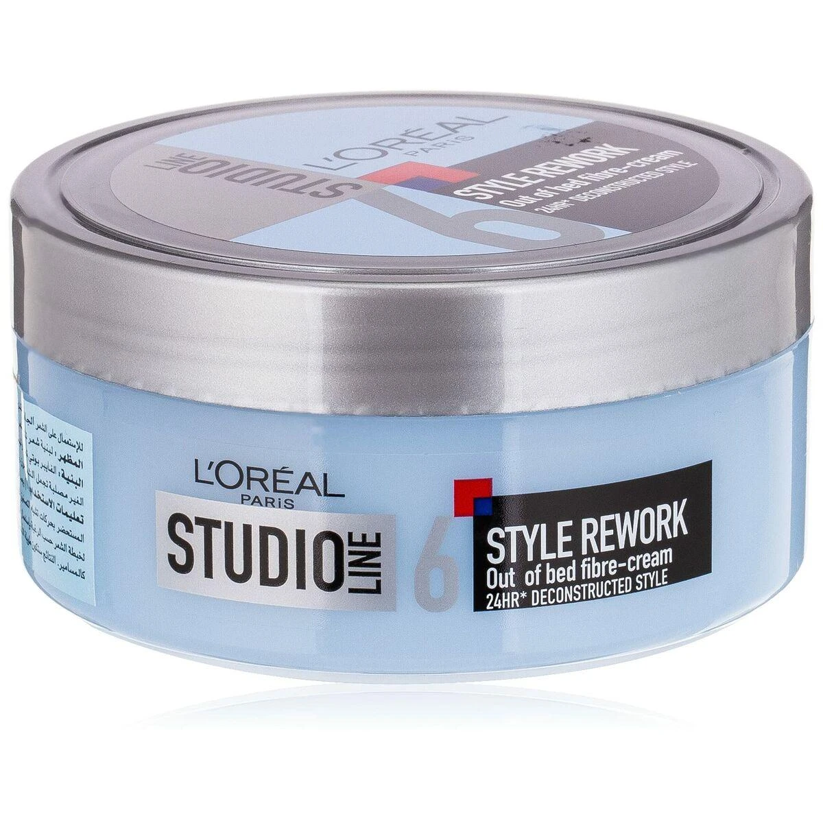 L'Oréal Paris Studio Line Style Rework Out Of Bed Fiber kreminis plaukų želė moterims, 150 ml