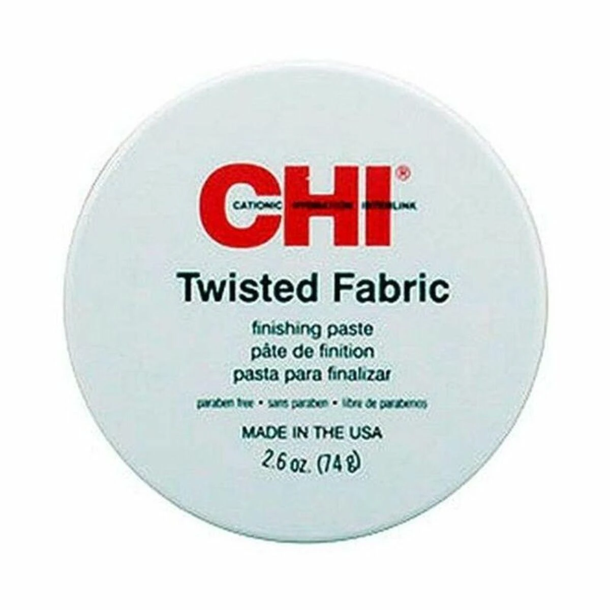 Chi Farouk "Chi Twisted Fabric Finishing Paste" makaronai be parabenų 74g