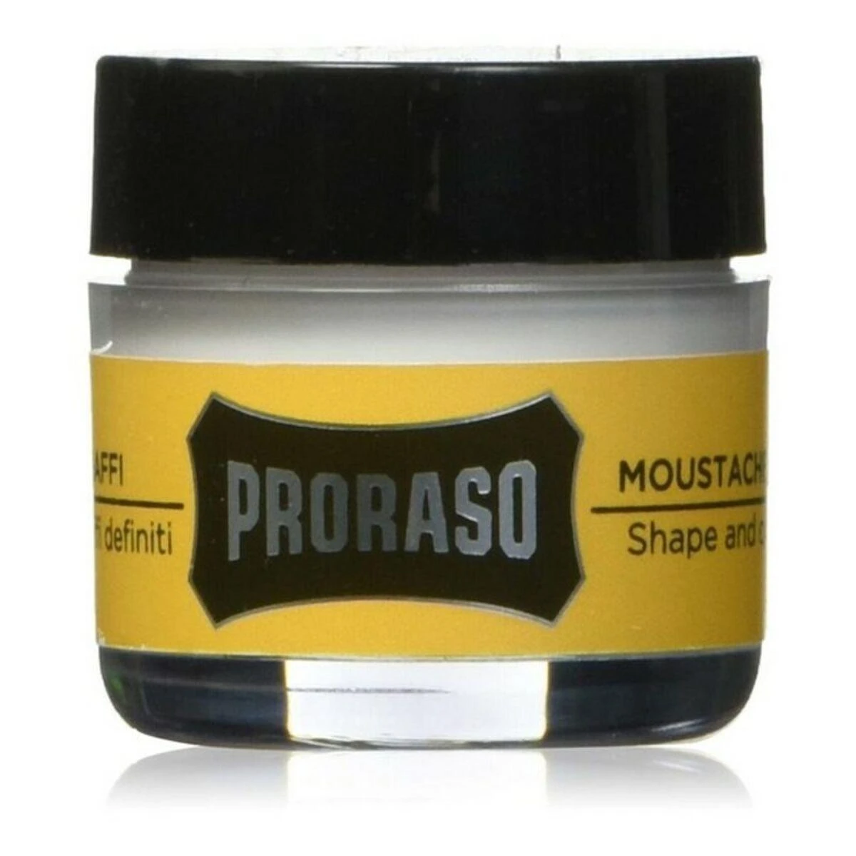PRORASO Vaškas ūsams Wood & Spice, 15 ml