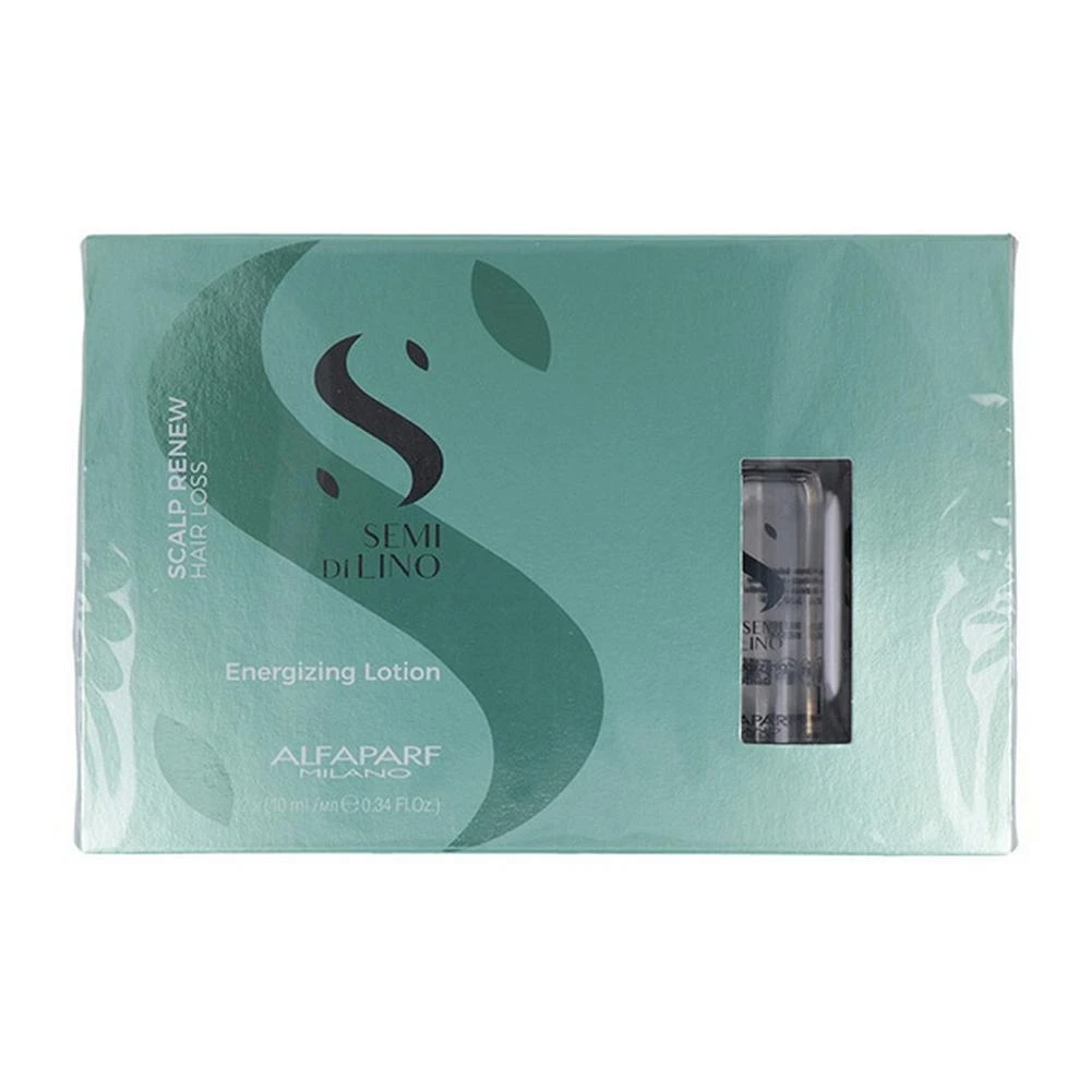 Alfaparf Milano Semi Di Lino Galvos odos atnaujinantis energizuojantis losjonas 12 X 6ml