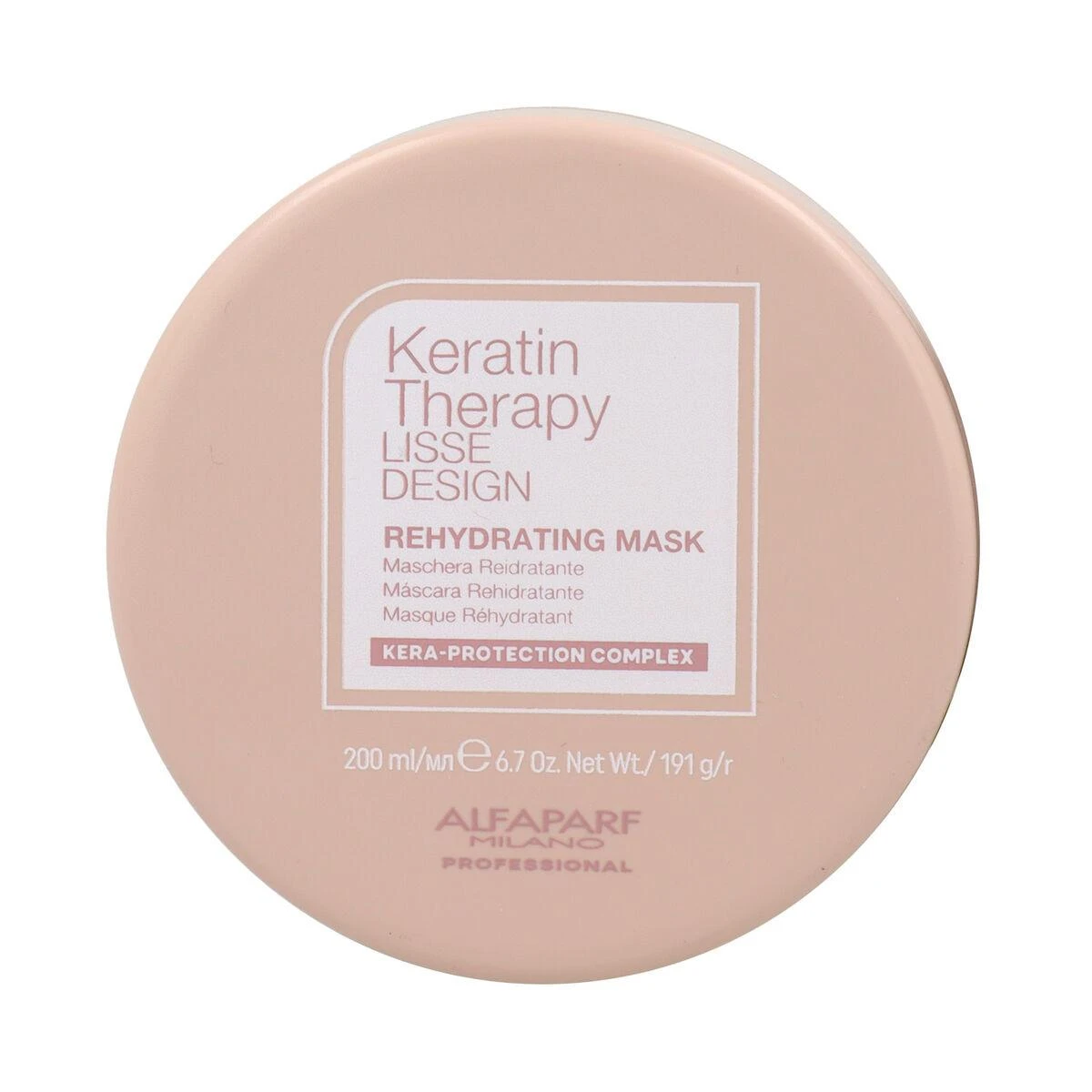 Alfaparf Milano Lisse Design Keratin Therapy drėkinamoji kaukė 200ml