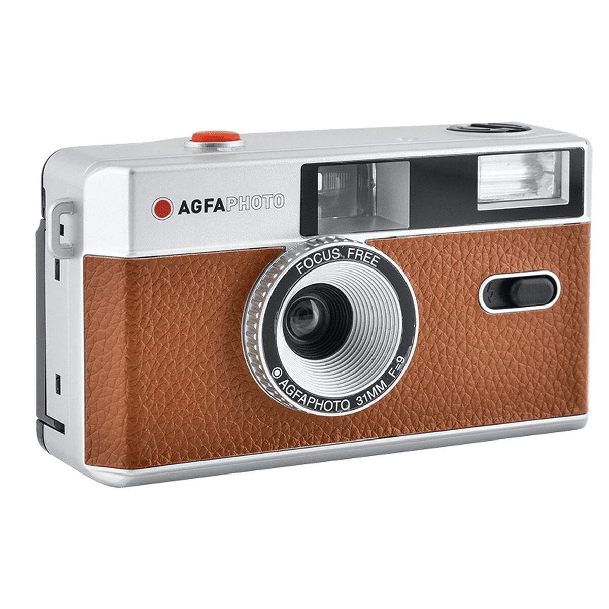 AGFAPHOTO daugkartinio naudojimo fotoaparatas 35 mm RUDAS