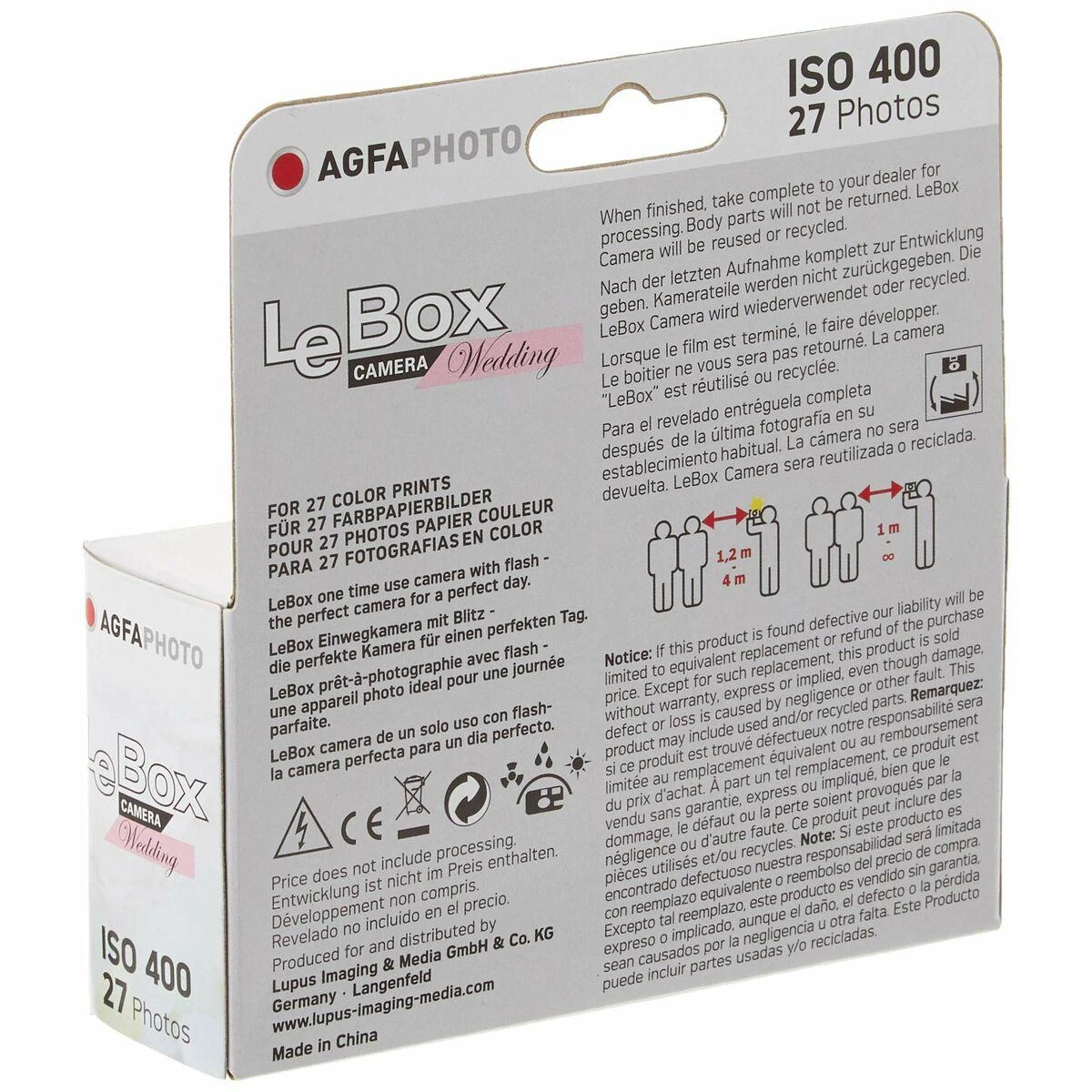 AgfaPhoto Agfa LeBox Flash vestuvės
