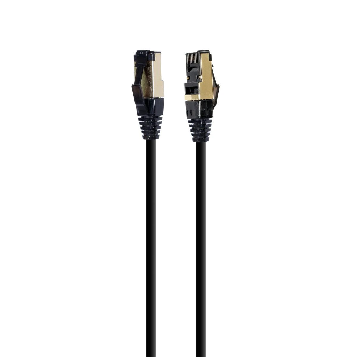 GEMBIRD PP8-LSZHCU-BK-5M S/FTP Kat. 8 LSZH patch laidas juodas 5m