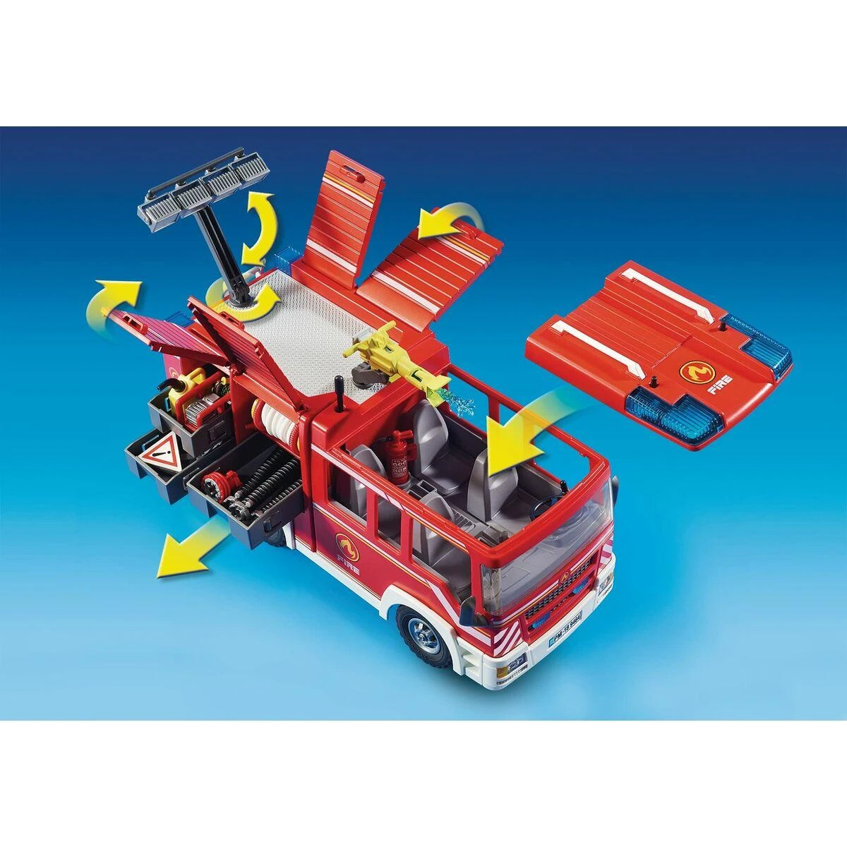 Playmobil City Action 9464 Važiuoklė ugniagesių gelbėtojas