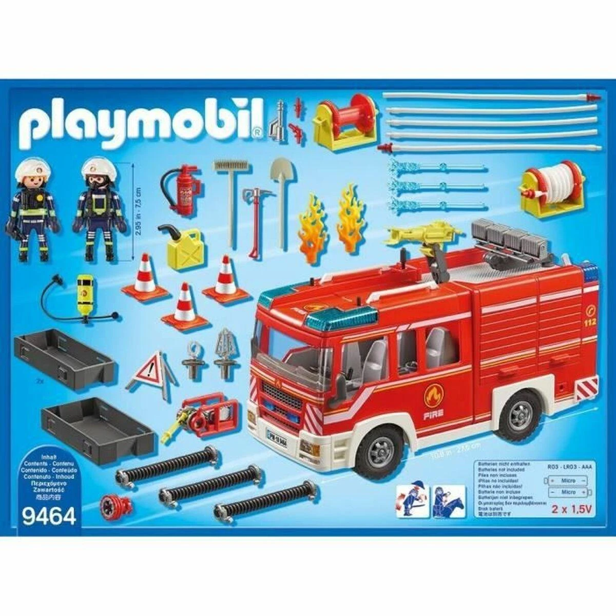 Playmobil City Action 9464 Važiuoklė ugniagesių gelbėtojas