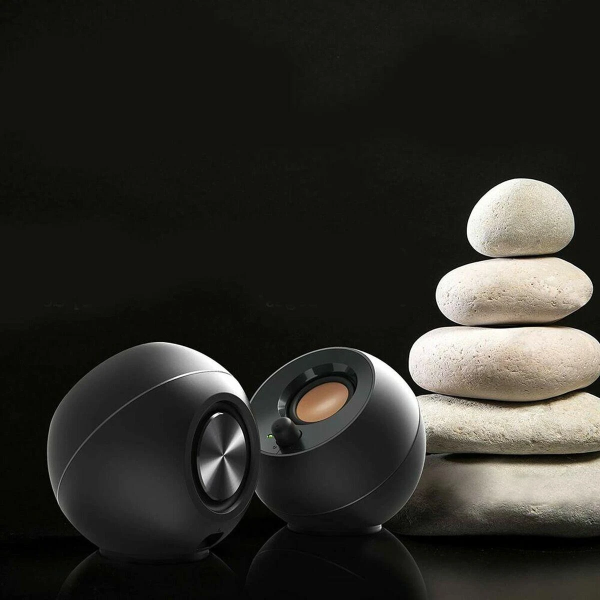 Kompiuterio kolonėlės Speaker Set computer Creative Pebble 2.0 51MF1680AA000 (2.0, juodos spalvos)