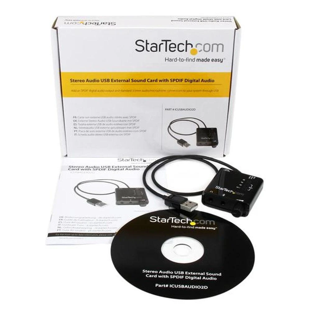 StarTech USB SOUND CARD ADAPTER W SPDIF - .