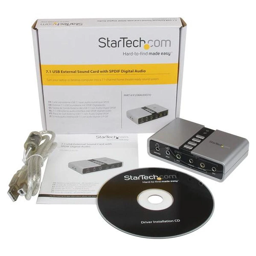 StarTech USB AUDIO ADAPTER SOUND CARD - IN