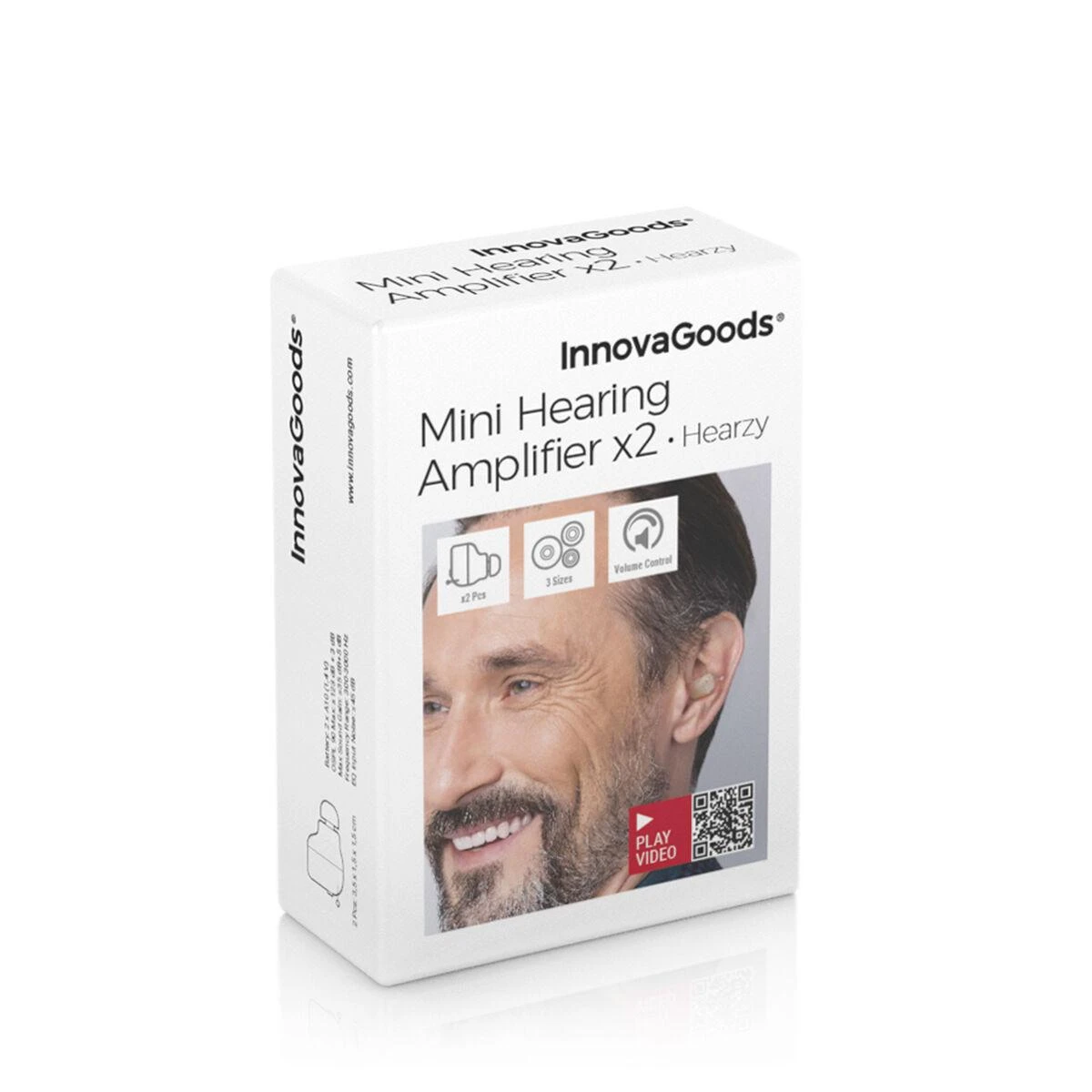 Klausos aparatas su priedais InnovaGoods Hearzy, smėlio spalvos