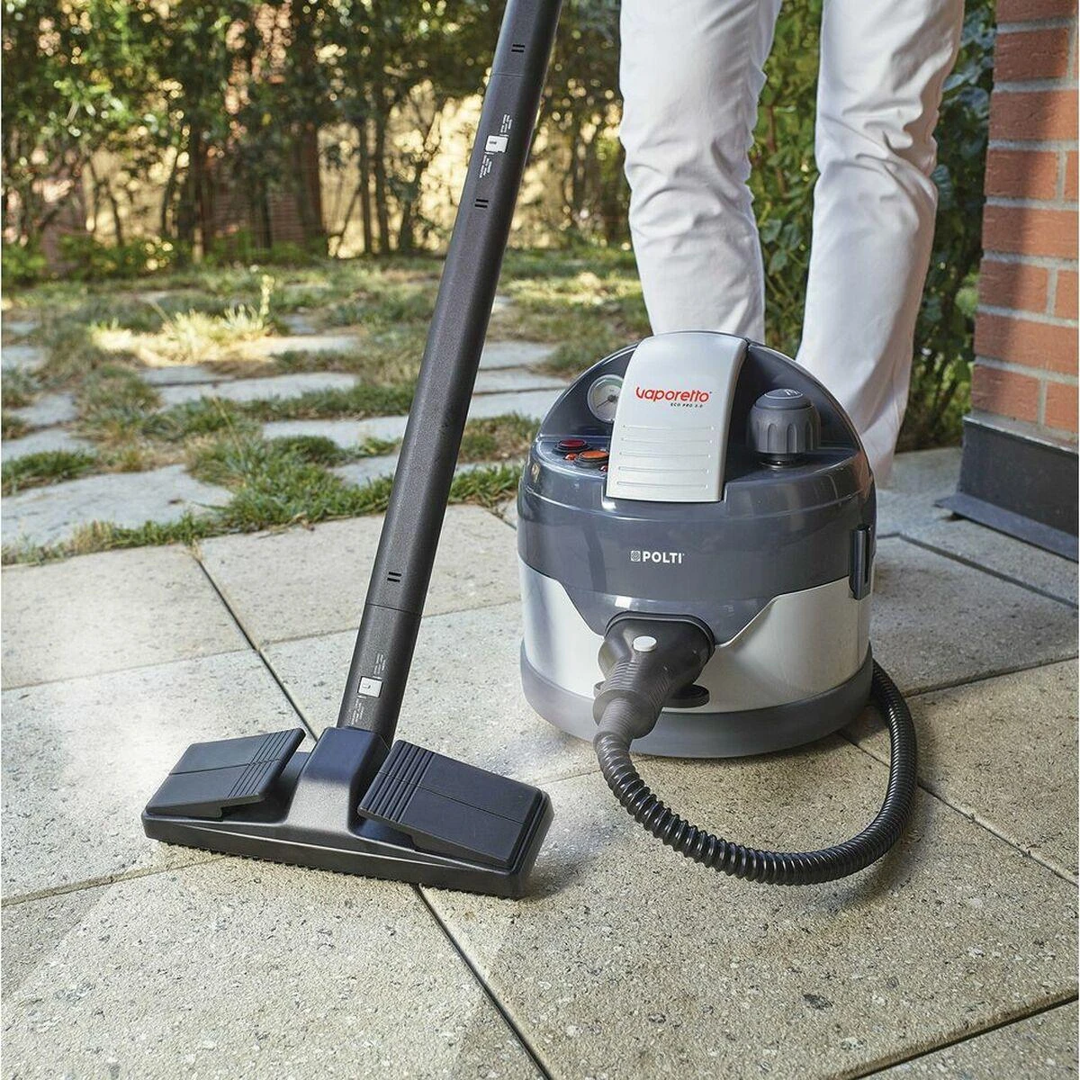 Polti | Garų valytuvas | PTEU0260 Vaporetto Eco Pro 3.0 | Galia 2000 W | Garų slėgis 4,5 baro | Vanduo bako talpa 2 L | Pilkas