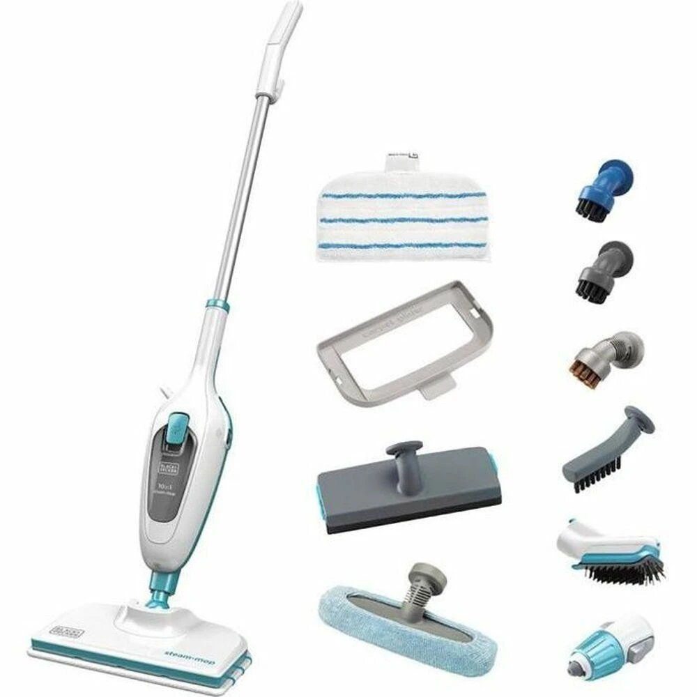 Black & Decker Juodas & Decker Valymo garais įrenginys FSMH13E10 1=10, Juodas & Decker