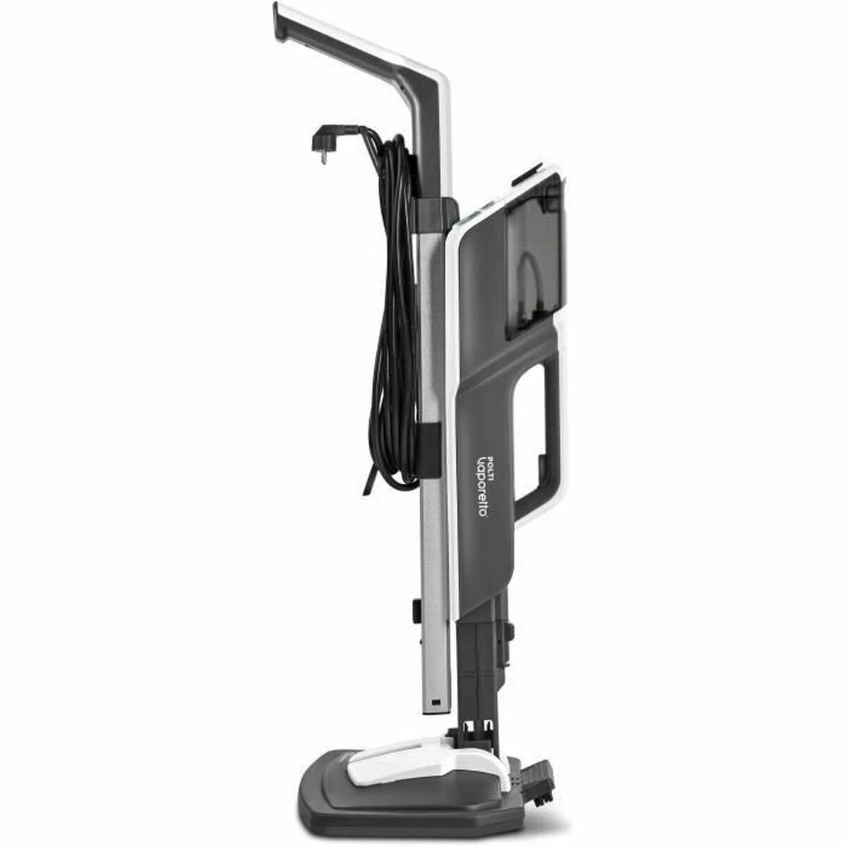 Polti | Garų šluota su integruotu nešiojamu valikliu | PTEU0304 Vaporetto SV610 Style 2-in-1 | Galia 1500 W | Garų slėgis Netaikomas baras | Vanduo bako talpa 0,5 L | Pilkas/Baltas