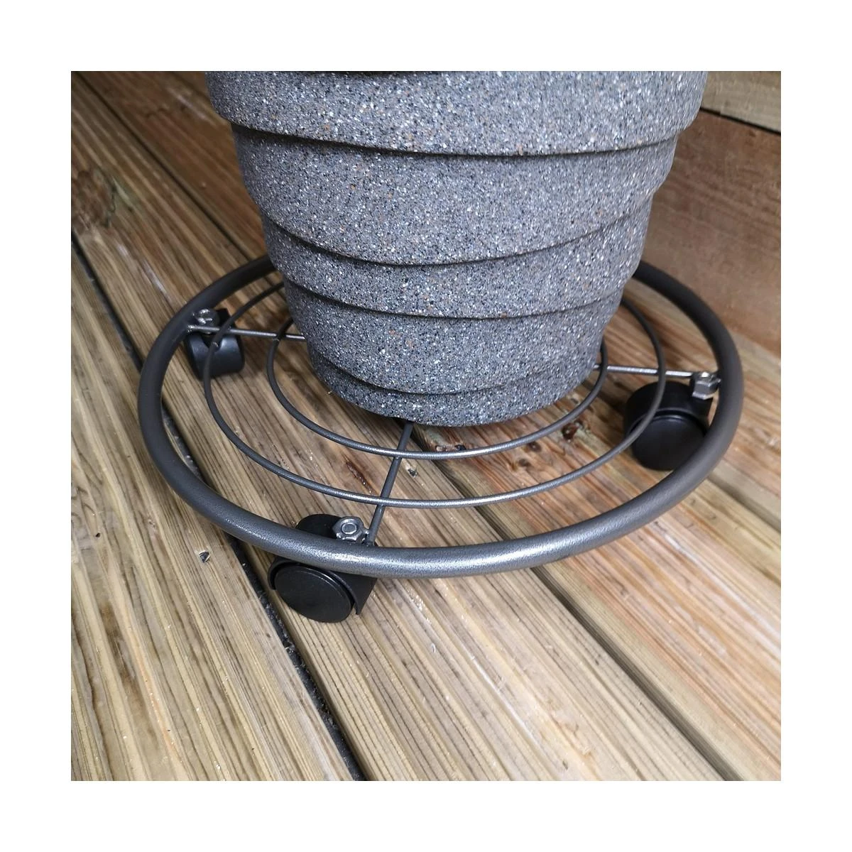 ProGarden Augalų padėklai su ratukais metalinė 35 cm