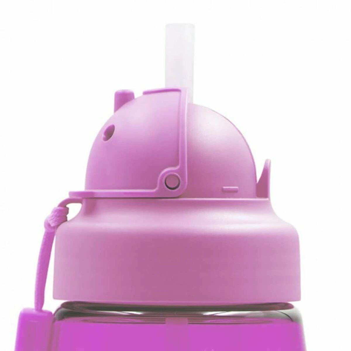 Įvairių spalvų vaikiška gertuvė Laken TRITAN Bottle 0,45 L. OBY Cap - Rožinė
