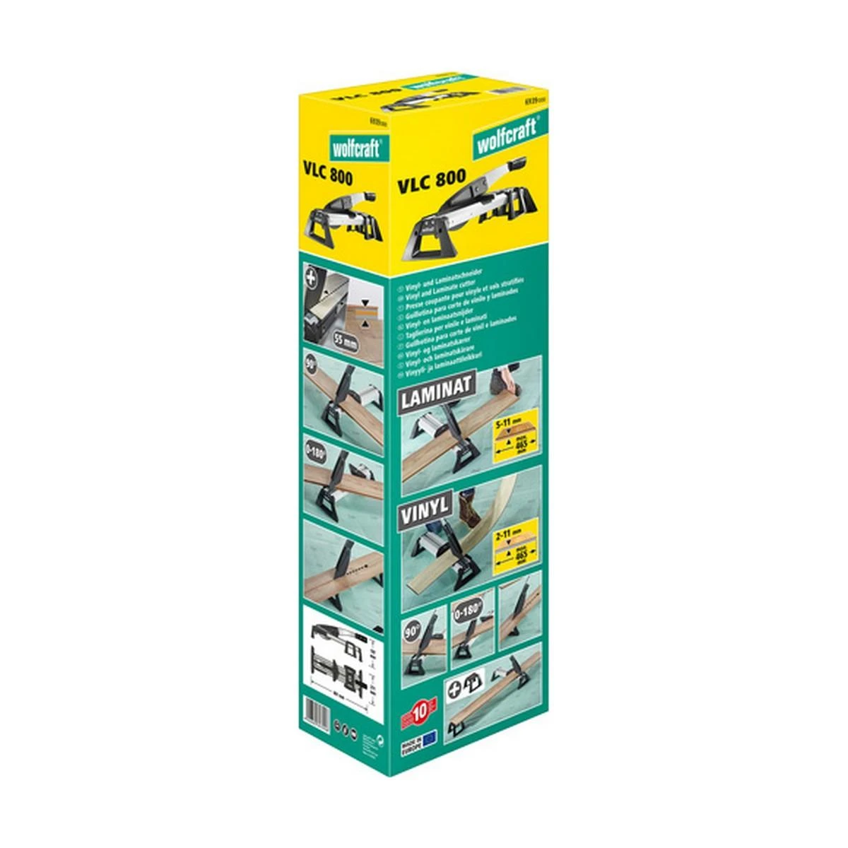 wolfcraft Vinilo ir laminato pjaustyklė, VLC 800 6939000
