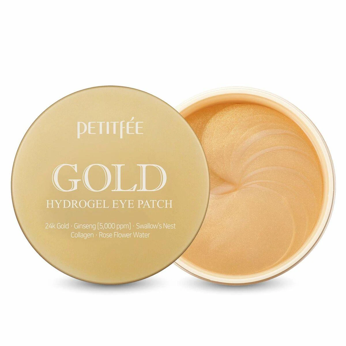 Petitfee Gold Hydrogel Eye Patch Hidrogelinės paakių pagalvėlės, 60 vnt.