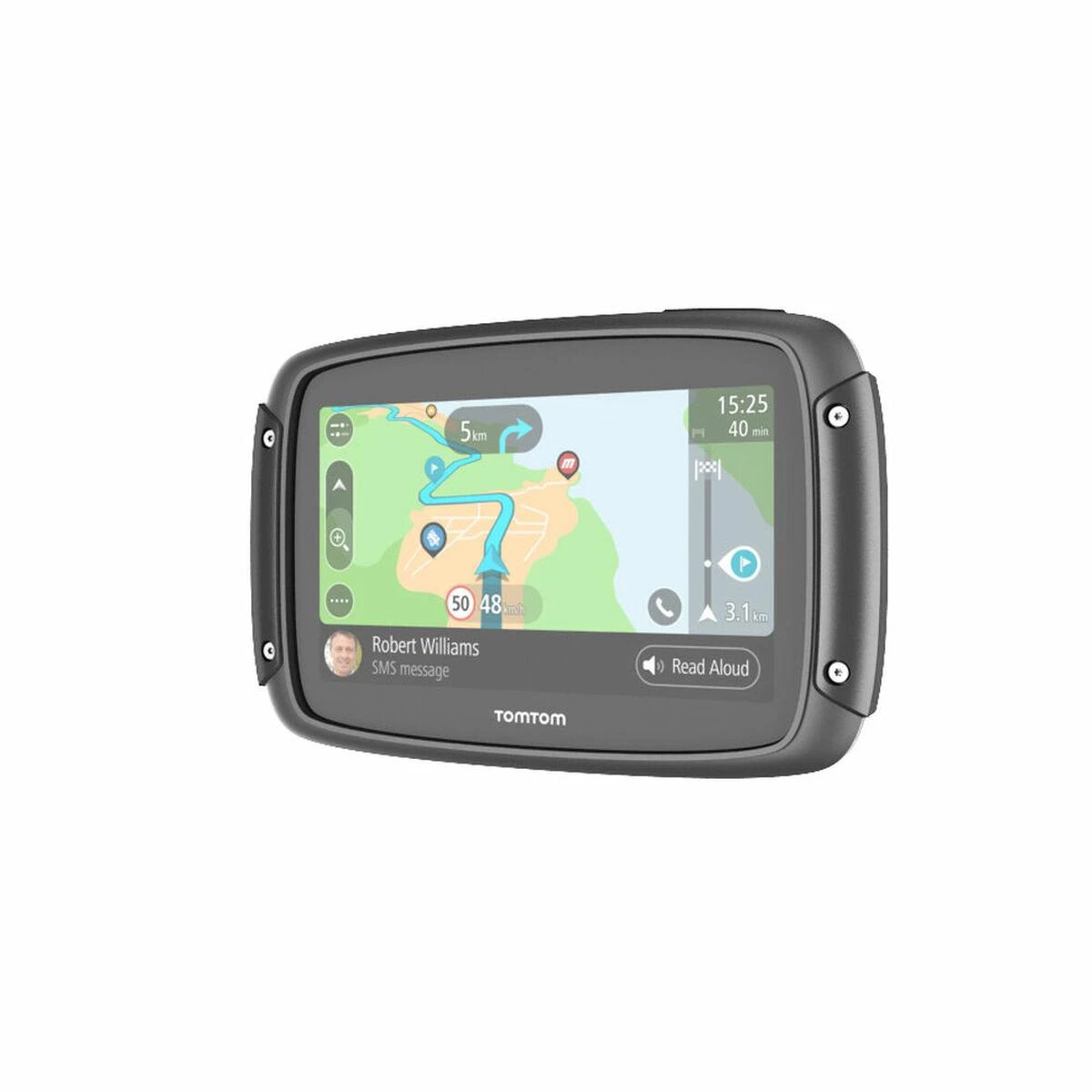 TomTom Rider 550 Premium Pack navigatorius 10,9 cm (4.3") Lietimui jautrus ekranas Fiksuotas Juoda 280 g