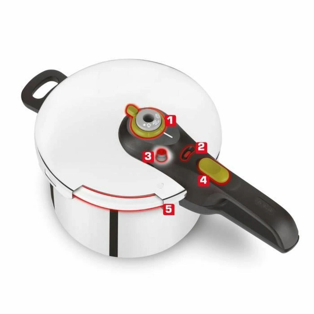 Greitpuodis Tefal Secure 5 Neo, 6L, nerūdijančio plieno