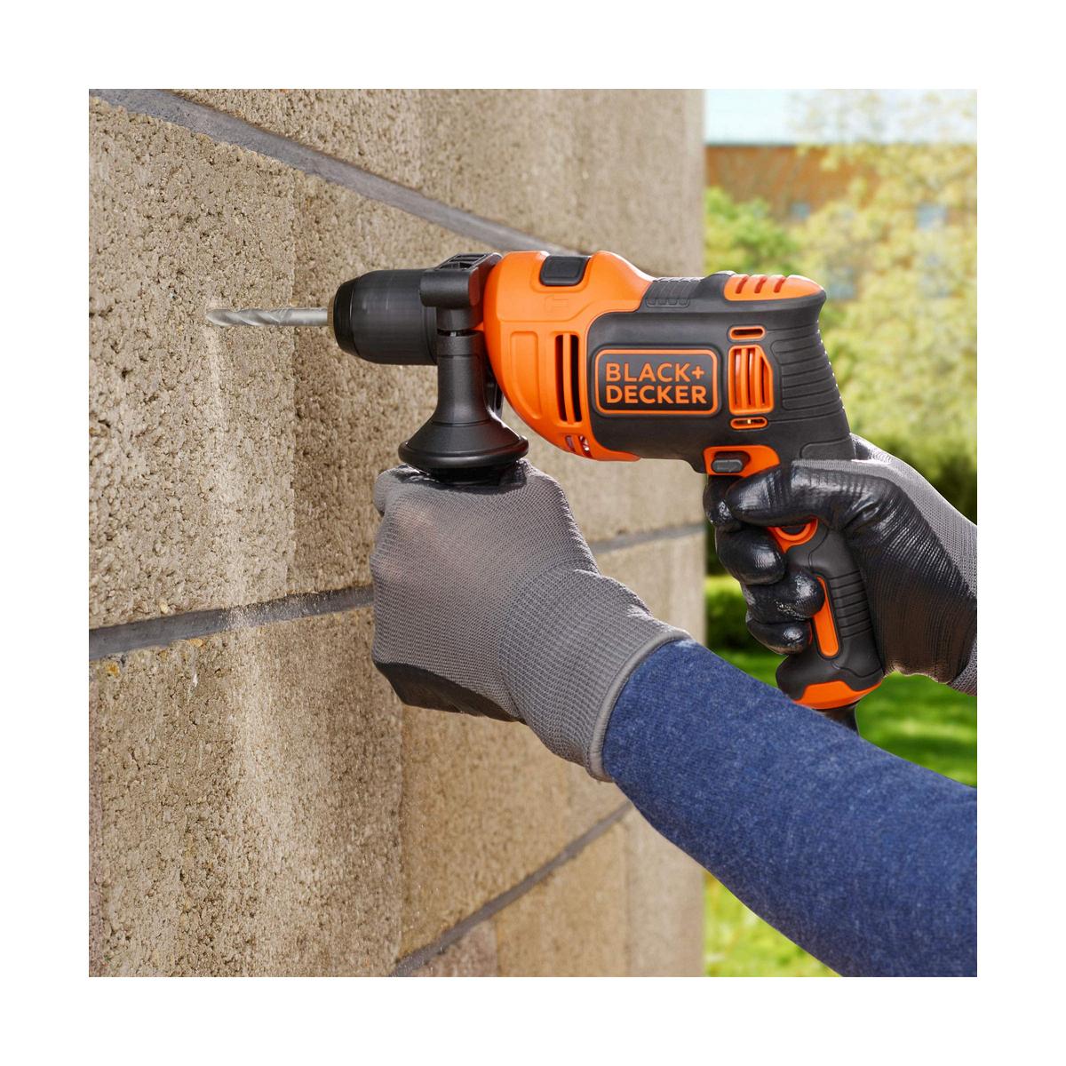 Black & Decker Gręžtuvas 710 W smūginis gręžtuvas, 1 greitis