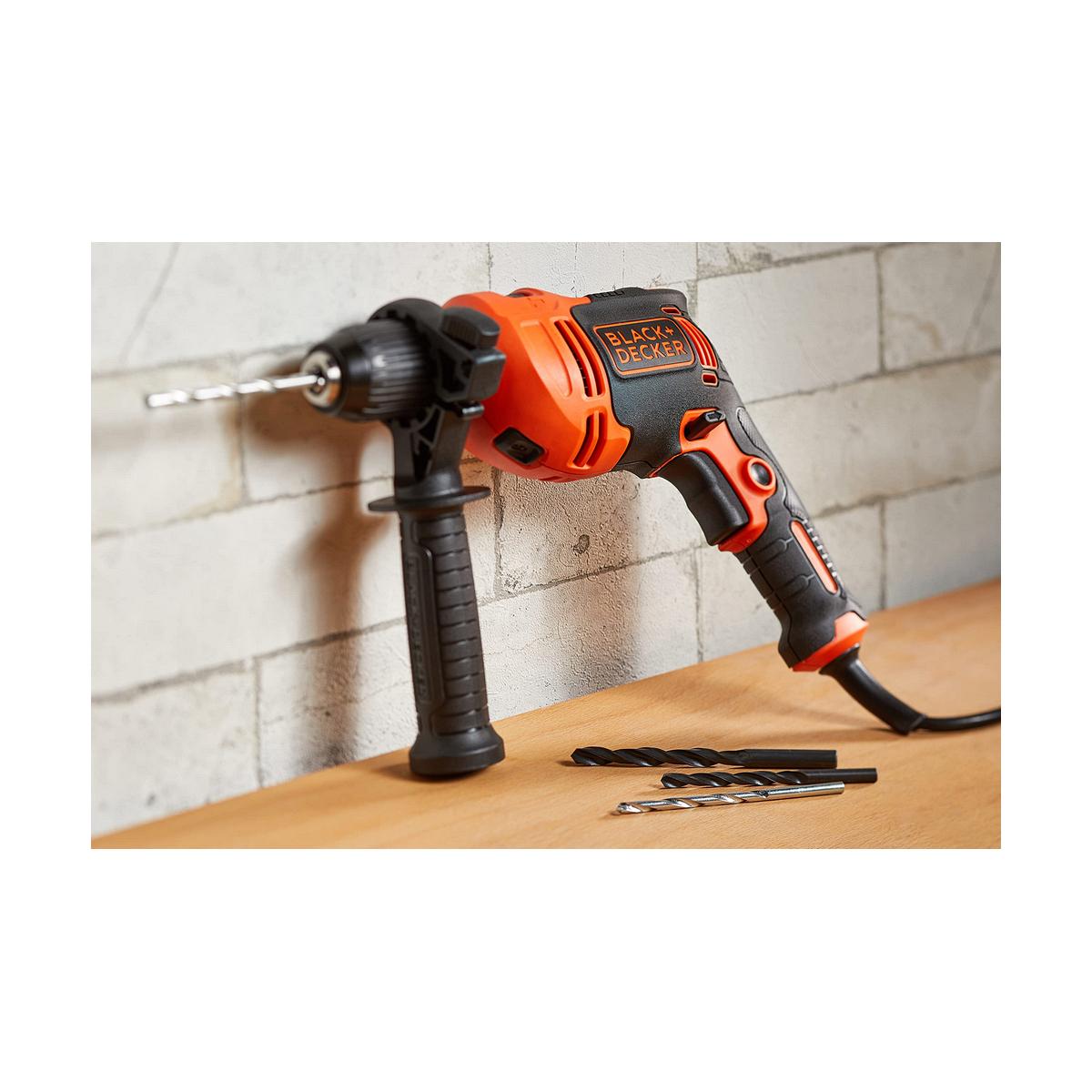 Black & Decker Gręžtuvas 710 W smūginis gręžtuvas, 1 greitis