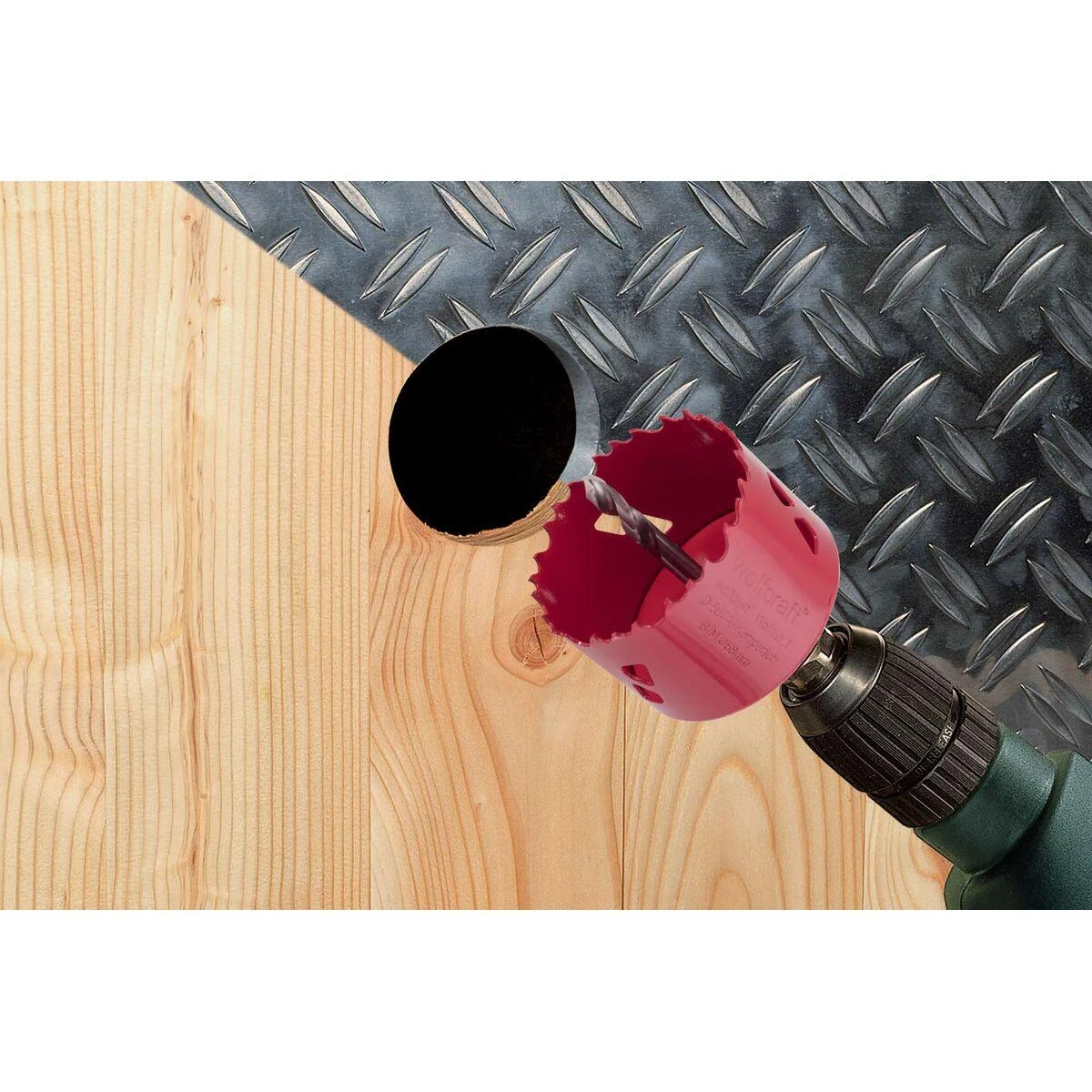Gręžimo karūna Wolfcraft 5475000; 74x40 mm
