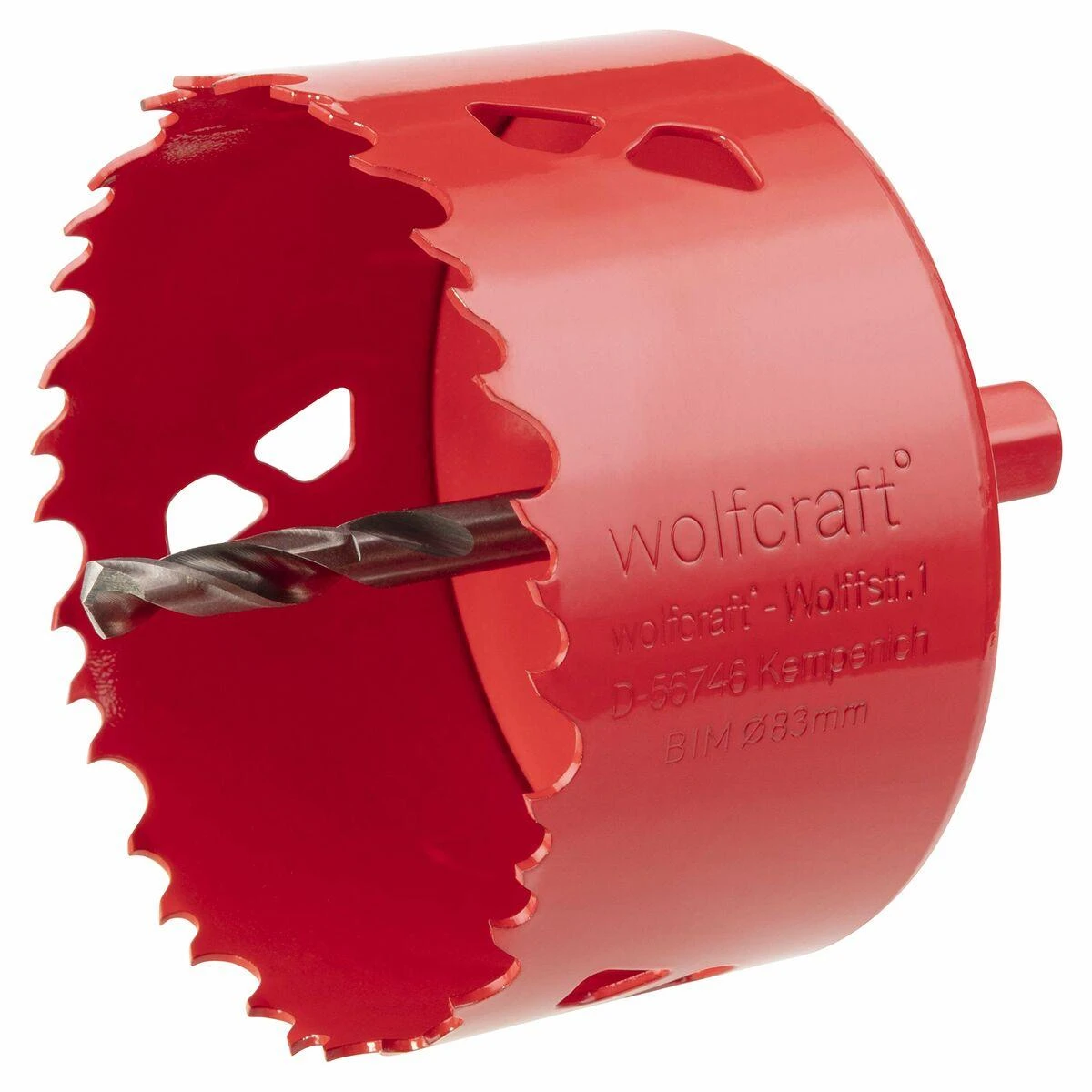 Wolfcraft Gręžimo karūna BIM 83 MM WOLFCRAFT - KOMPLETNA WF5476000 WOLFCRAFT