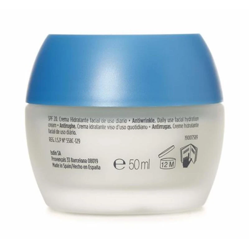 "Isdin Ureadin" priešraukšlinė priemonė normaliai odai Spf20 50ml "DUPLO Eye Contour" 15ml