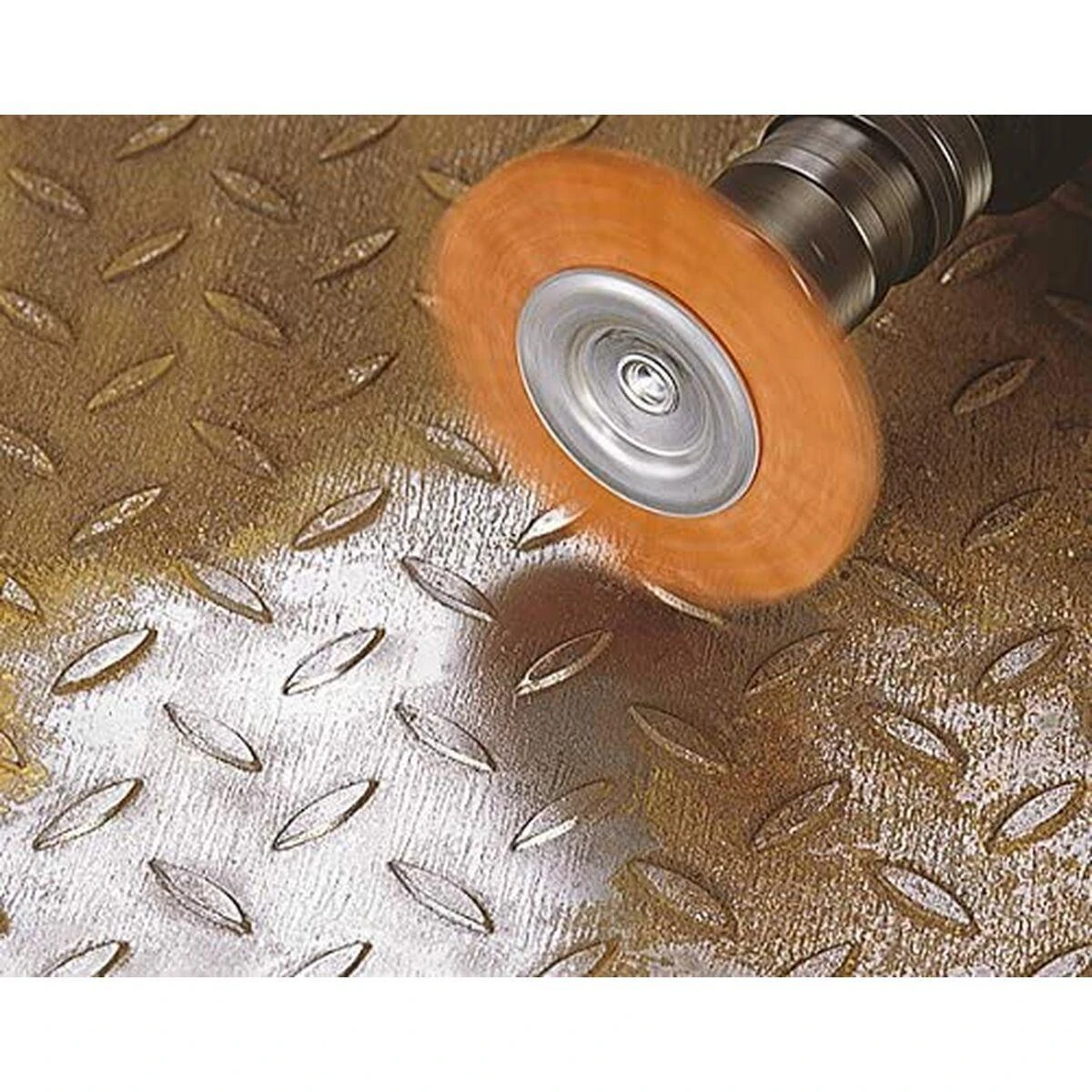 WOLFCRAFT NAILONINIS DISKINIS ŠEPETĖLIS 100mm BOTAS 6mm