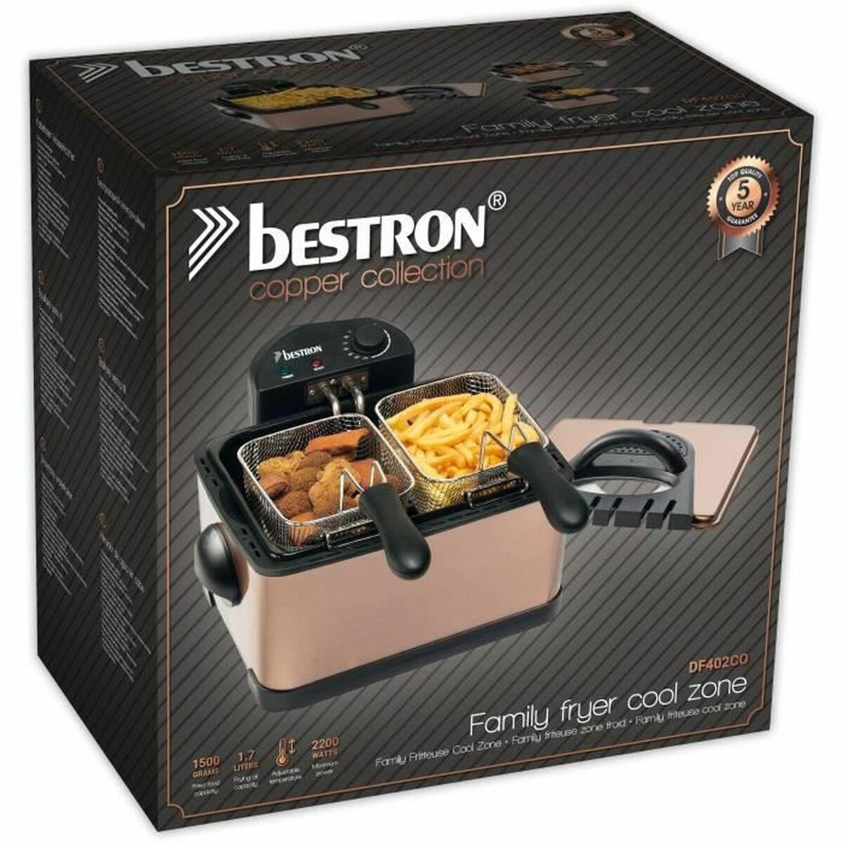 Bestron gruzdintuvė su 3 krepšeliais, 4 l, 2000 W, DF402CO