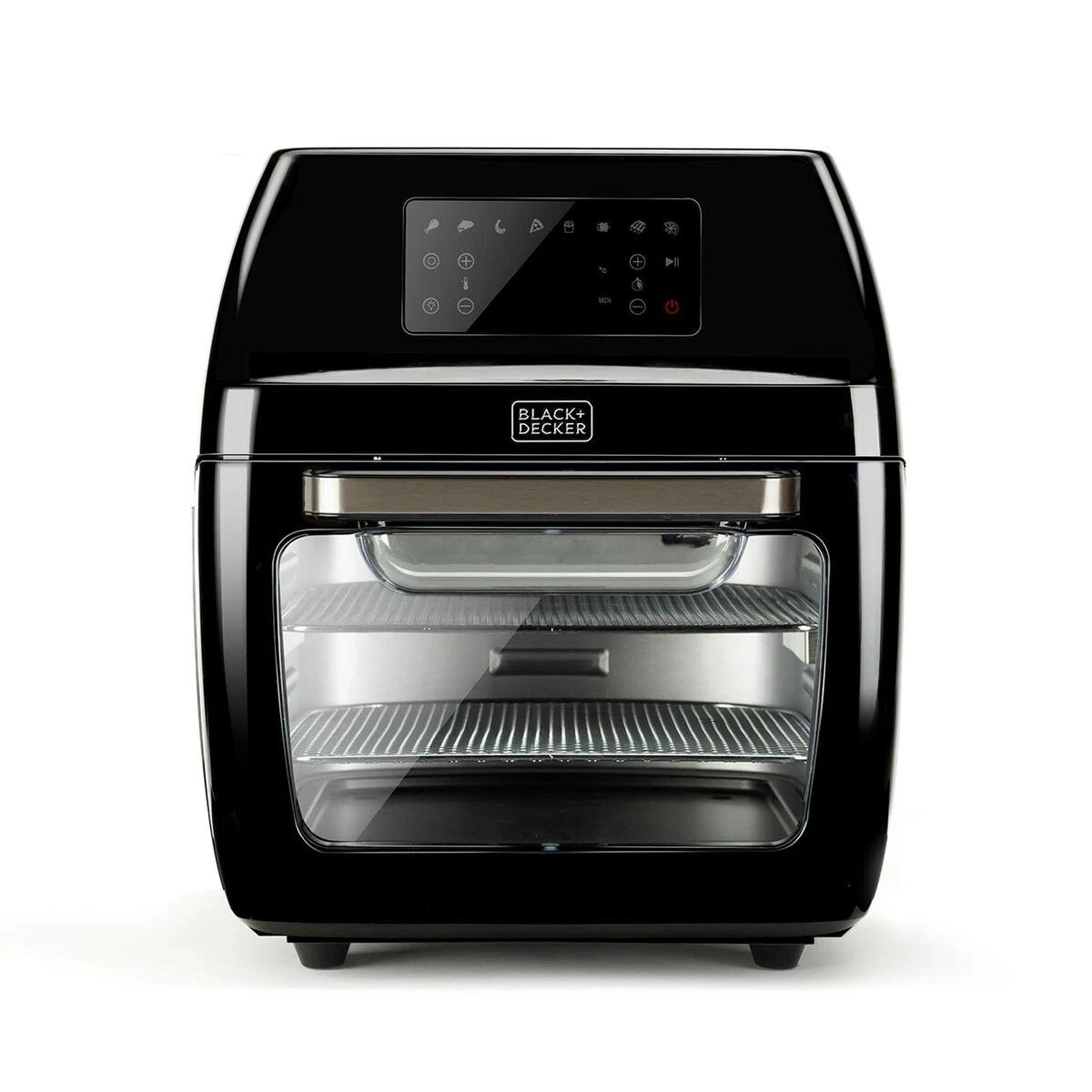 Gruzdintuvė Black & Decker Juodas & Decker Air fryer with orkaitė Juodas & Decker BXAFO1200E (1700W)