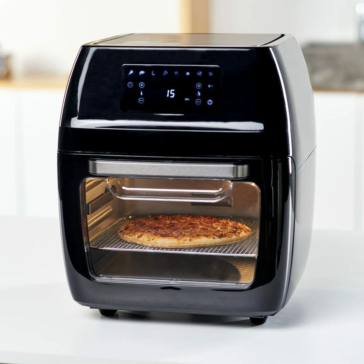 Gruzdintuvė Black & Decker Juodas & Decker Air fryer with orkaitė Juodas & Decker BXAFO1200E (1700W)