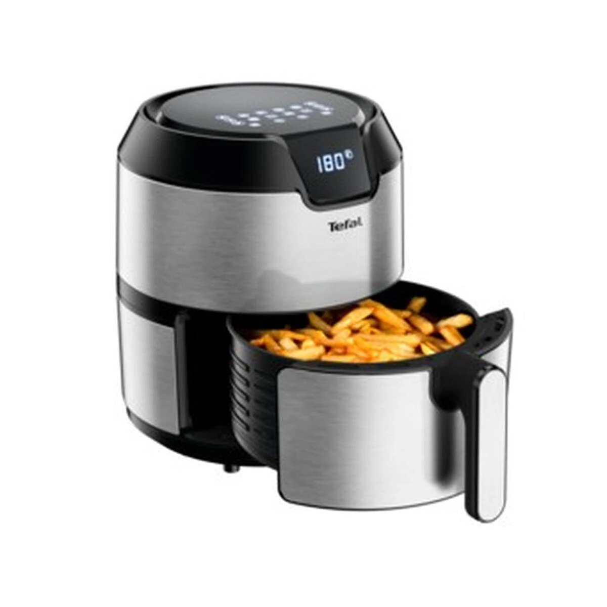 Tefal Easy Fry EY401D gruzdintuvė Karšto oro gruzdintuvė 4,2 L Vienas Juoda, Nerūdijančiojo plieno Autonominės 1500 W
