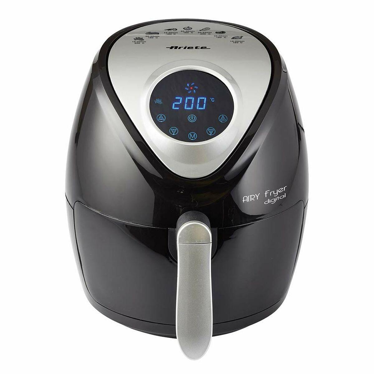 Gruzdintuvė Fryer fat-free Ariete Air Fryer 4616 (No data, 1300W, juodos spalvos)