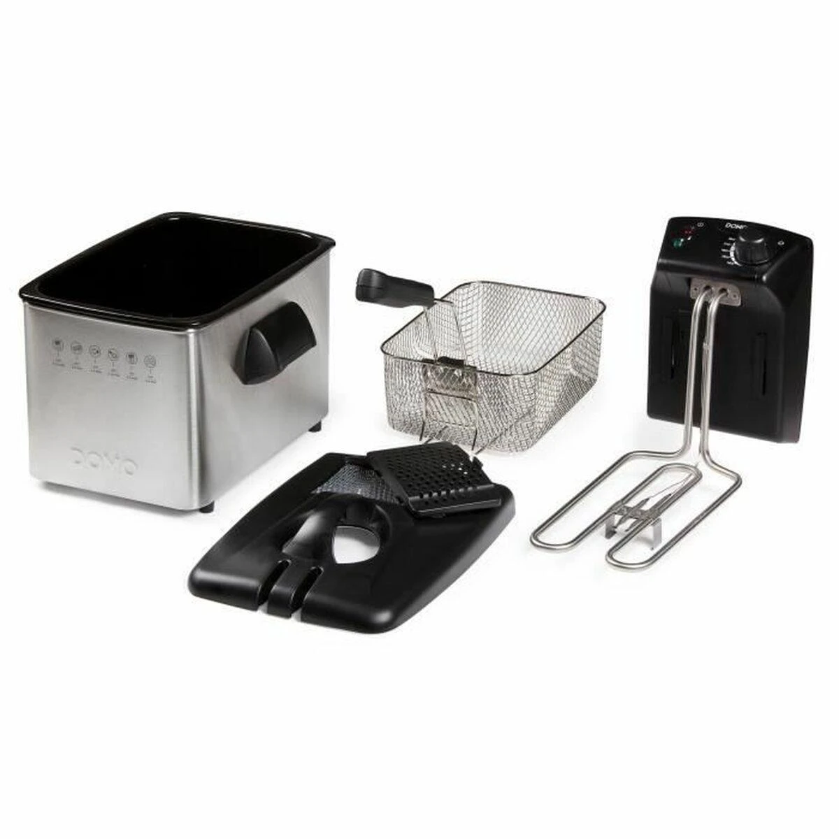 DOMO DO465FR Gruzdintuvė nerūdijantis plienas 4l, 3000W