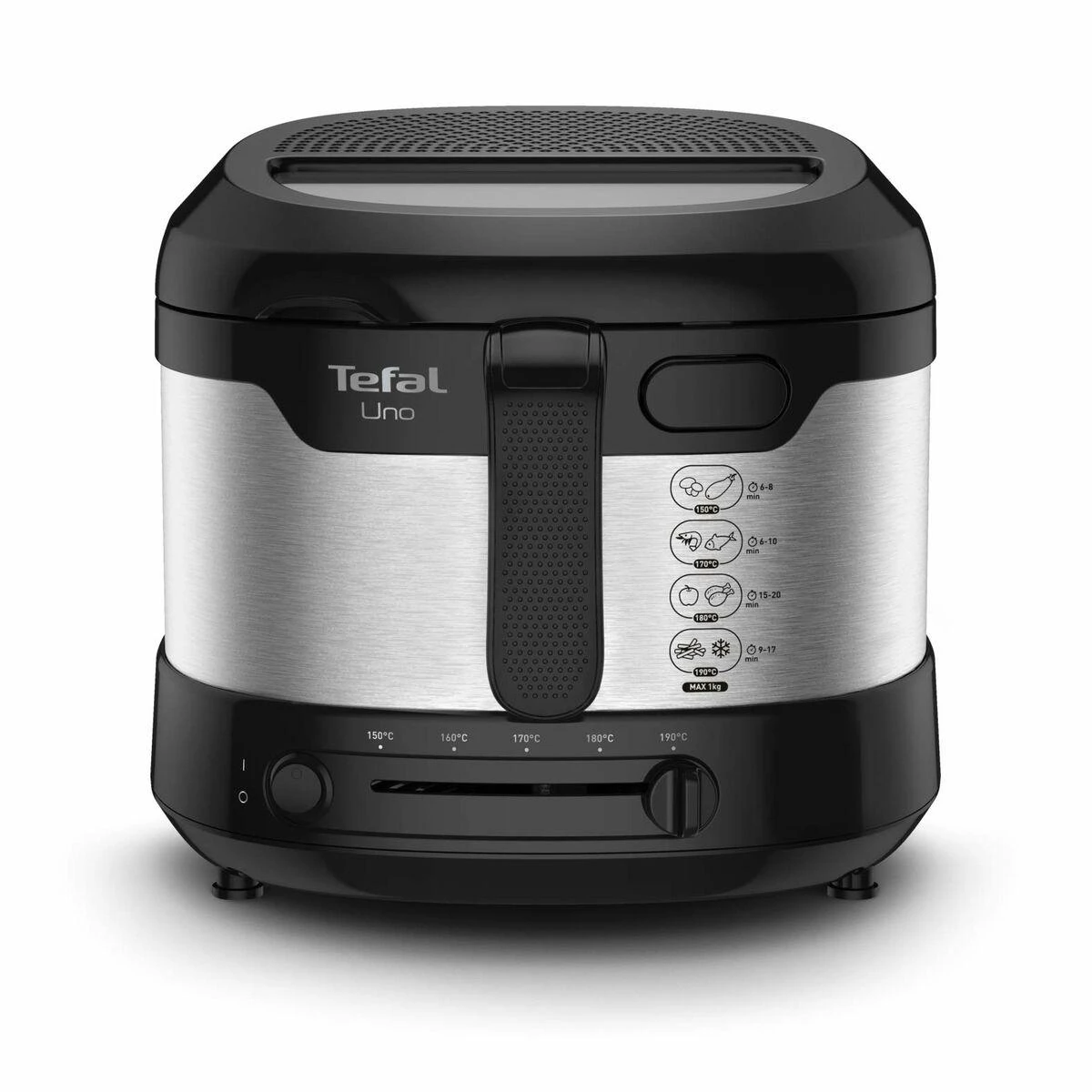 Gruzdintuvė Tefal FF215D Deep fryer Single Juodas,Nerūdijantis plienas Stand-alone 1600 W