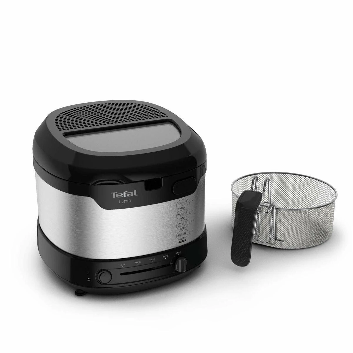 Gruzdintuvė Tefal FF215D Deep fryer Single Juodas,Nerūdijantis plienas Stand-alone 1600 W