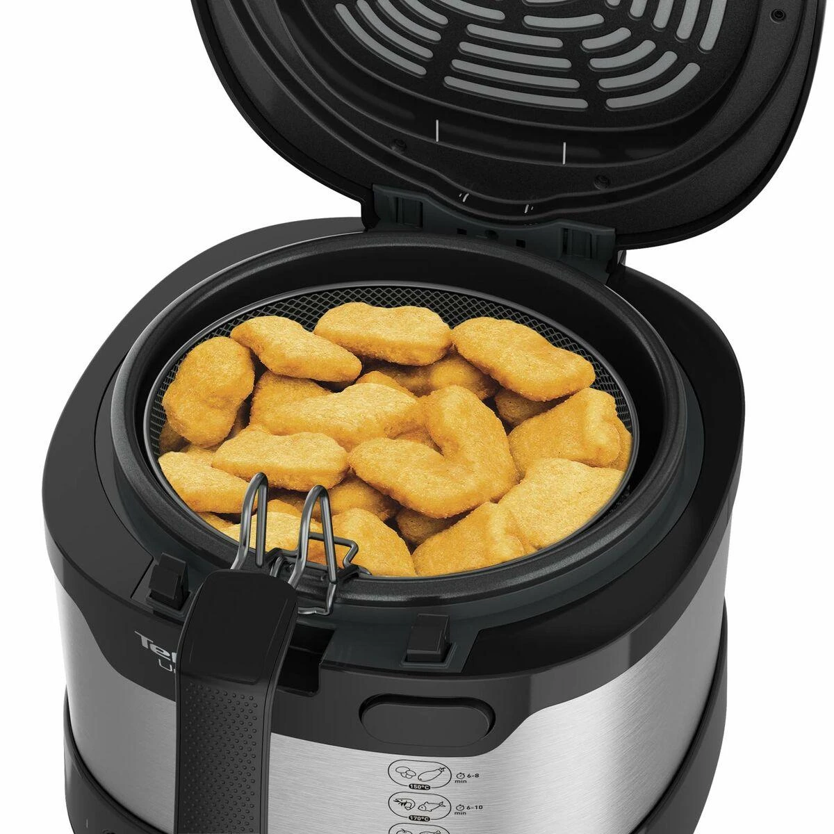 Gruzdintuvė Tefal FF215D Deep fryer Single Juodas,Nerūdijantis plienas Stand-alone 1600 W