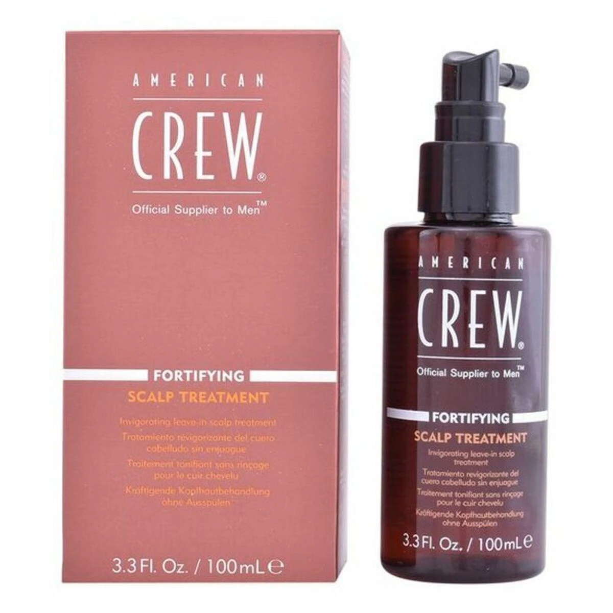„American Crew Fortifying“ augalinių baltymų nenuplaunamas galvos odos serumas apimčiai, 100 ml