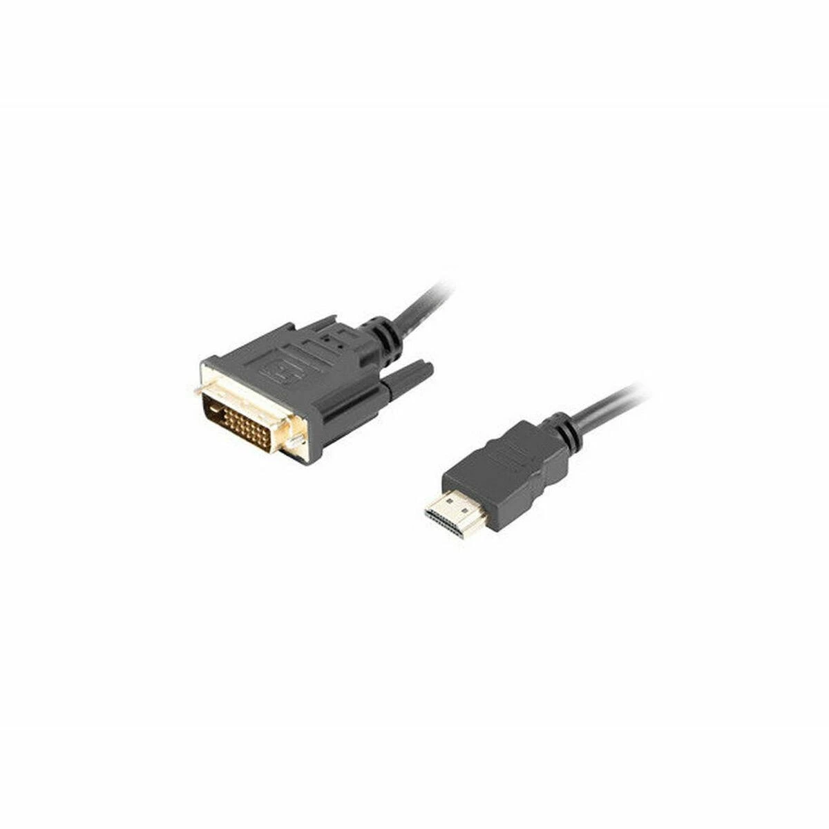 HDMI į DVI-D 24+1 kabelio antgaliai