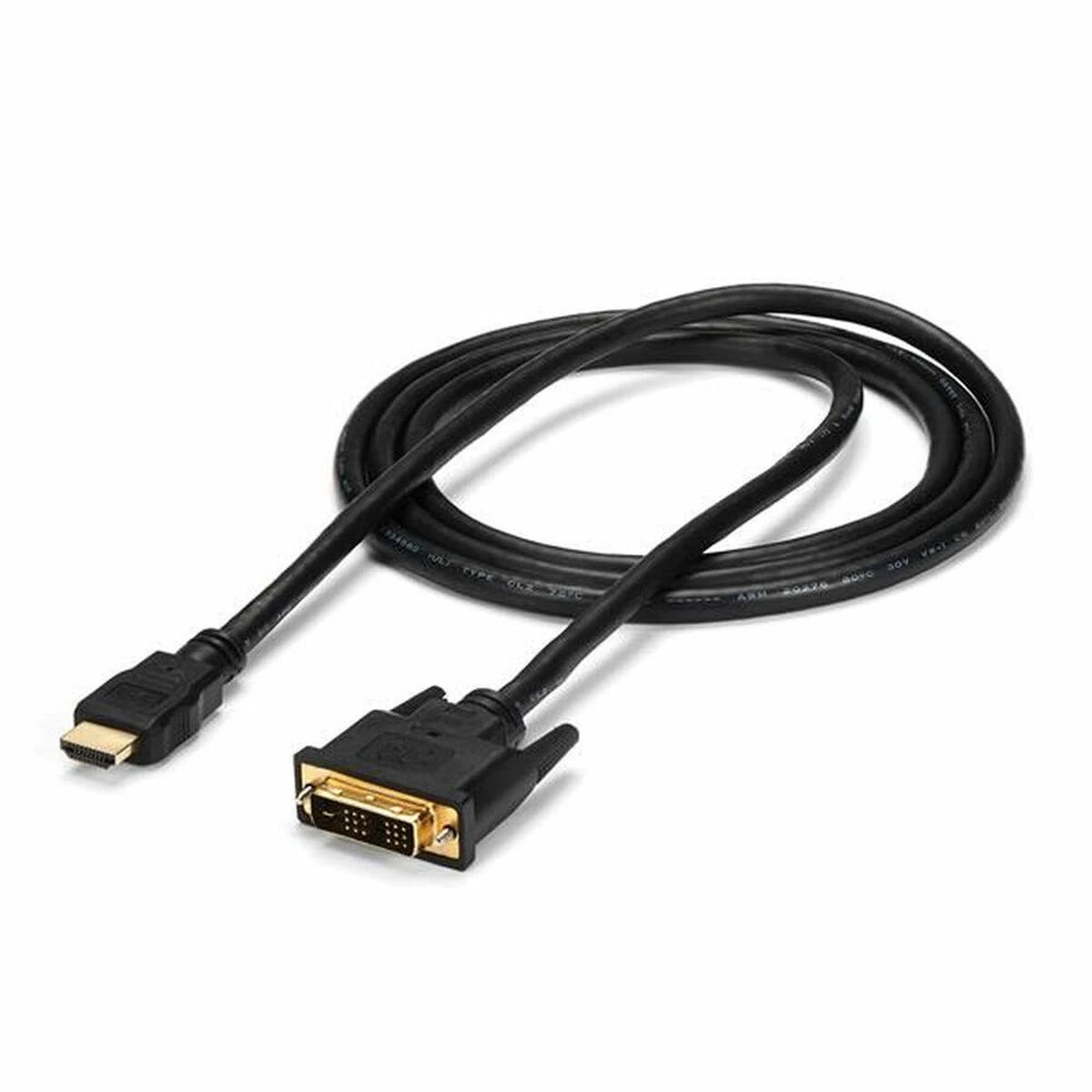 StarTech.com HDMIDVIMM6 vaizdo kabelio adapteris 1,8 m HDMI DVI-D Juoda