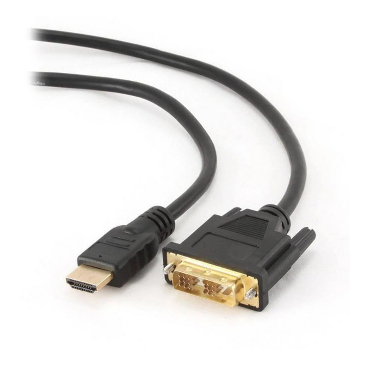 GEMBIRD CC-HDMI-DVI-0.5M Gembird HDMI-DVI kištukas-kištukas kabelis su auksinėmis jungtimis, 0.5m