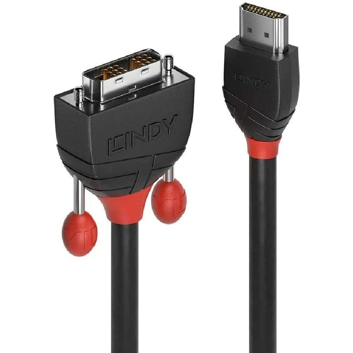 LINDY HDMI į DVI-D laidas, jungčių detalės