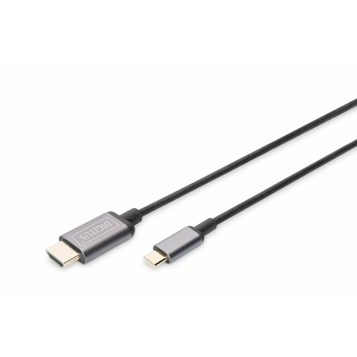 Digitus USB-C į HDMI laidas su metalinėmis jungtimis